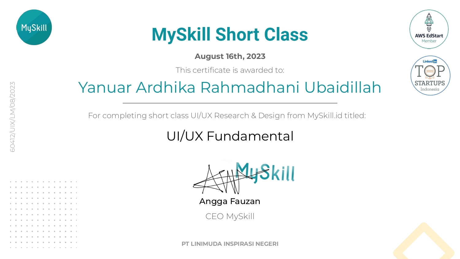 UI/UX Fundamental - MySkill 2023