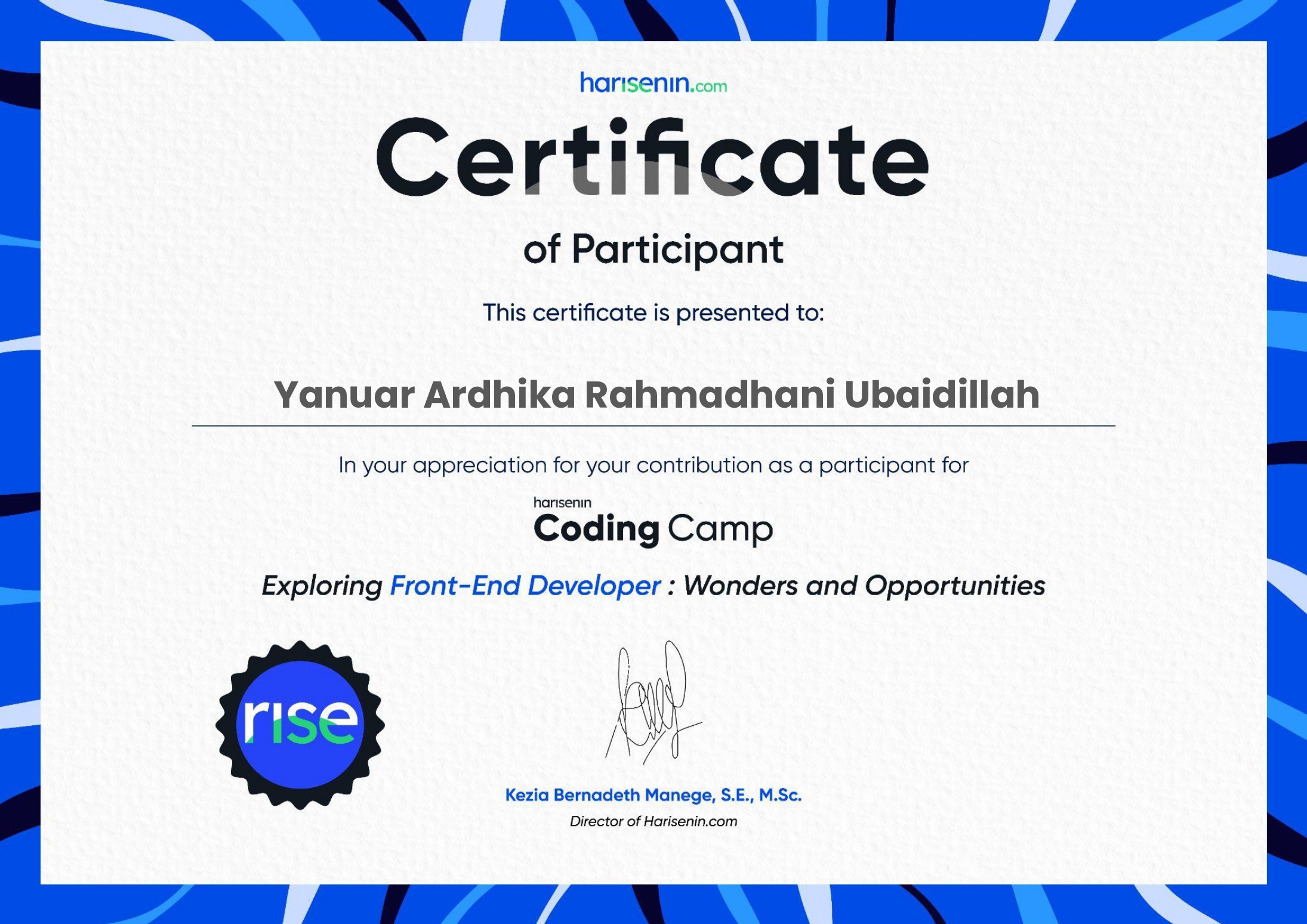 Exploring Front-End Developer: Wonders and Opportunities - CodeCamp Harisenin 2023