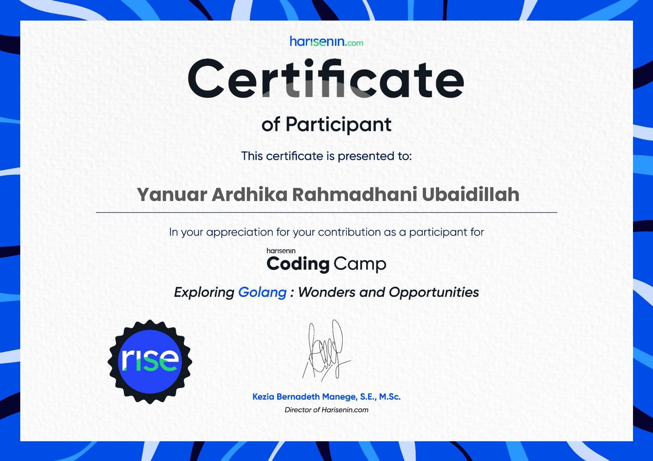 Exploring Golang: Wonders and Opportunities - CodeCamp Harisenin 2023