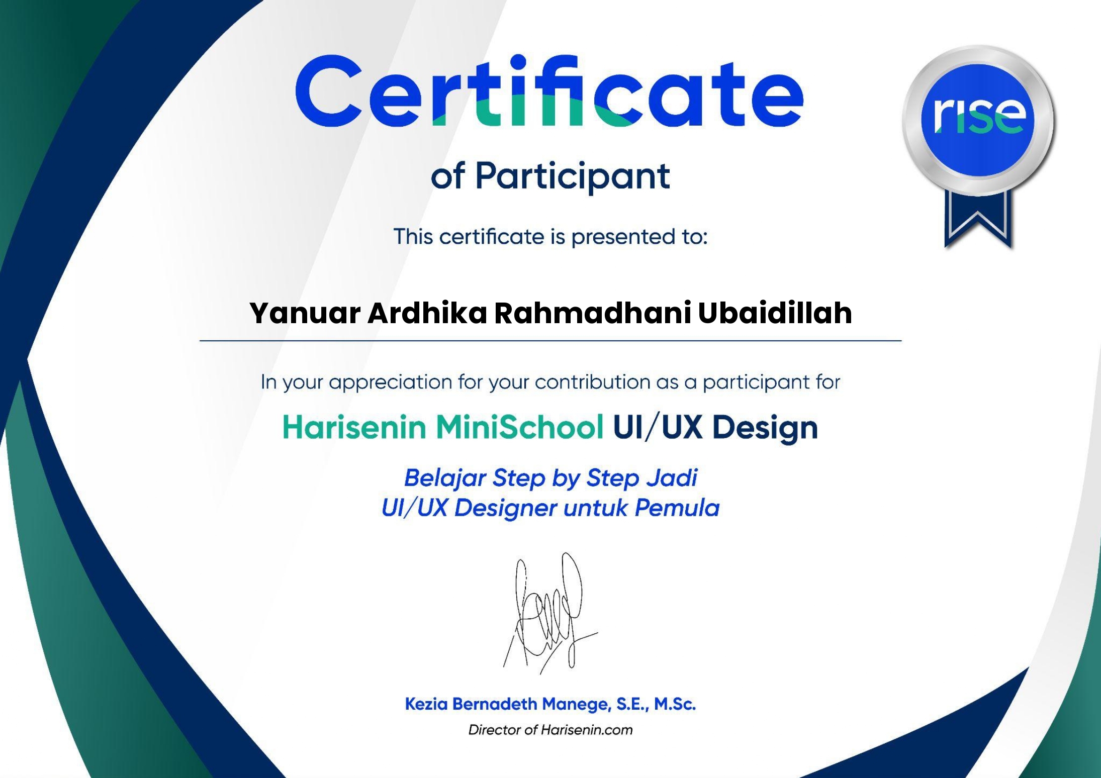 Harisenin MiniSchool UI/UX Design 2023