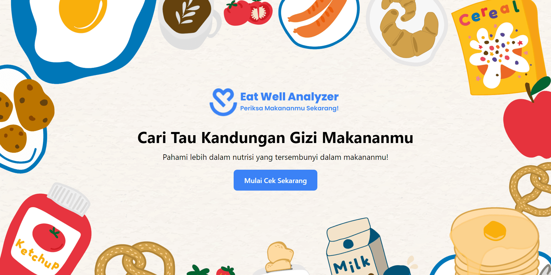 Eat Well Analyzer Website