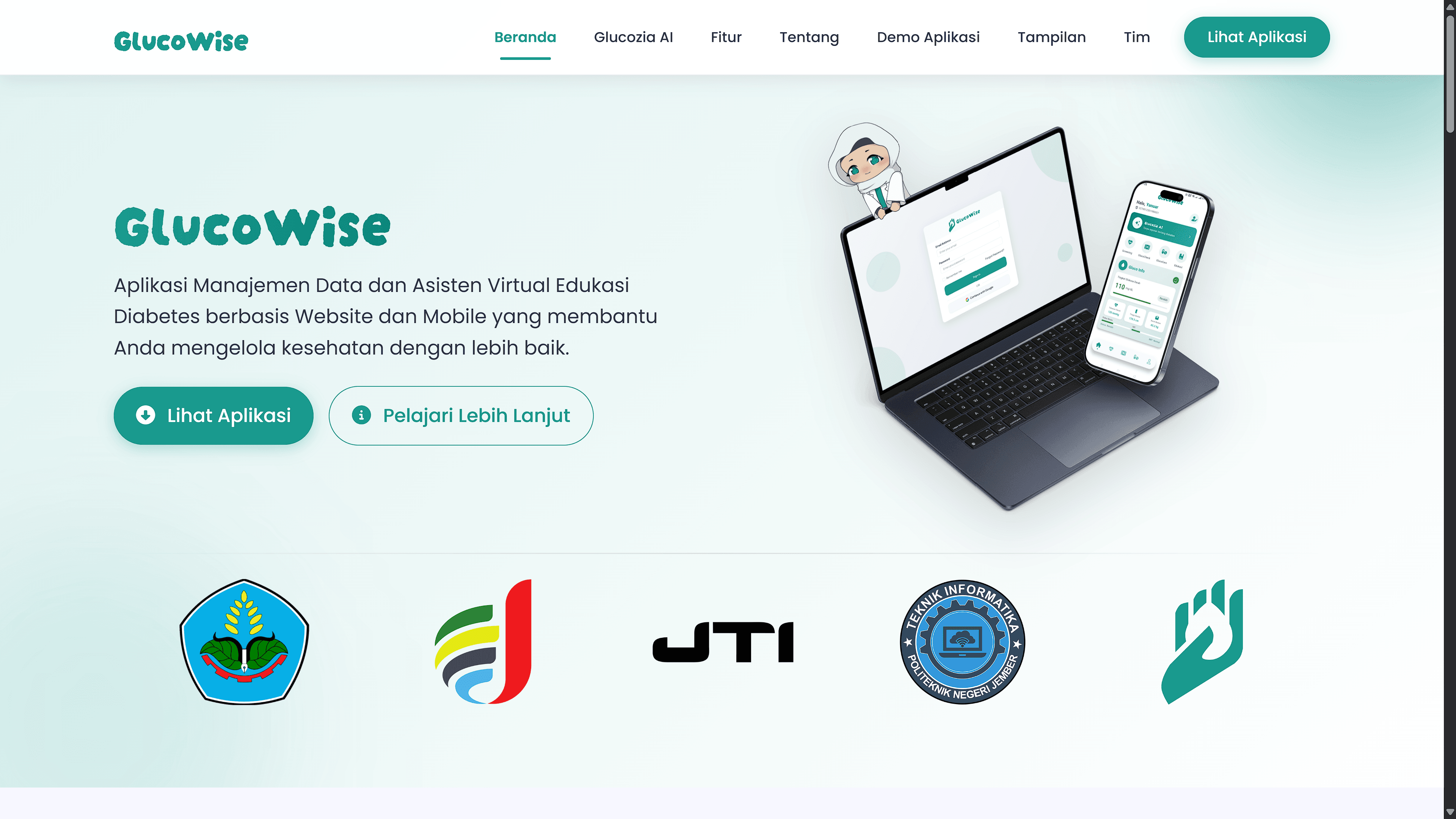 GlucoWise Web Demo and Mobile App Showcase