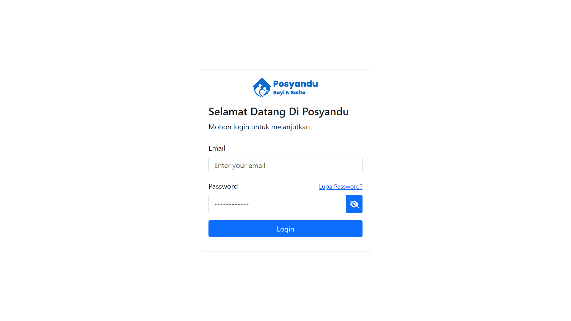 Website-Based Posyandu Health Data Manager