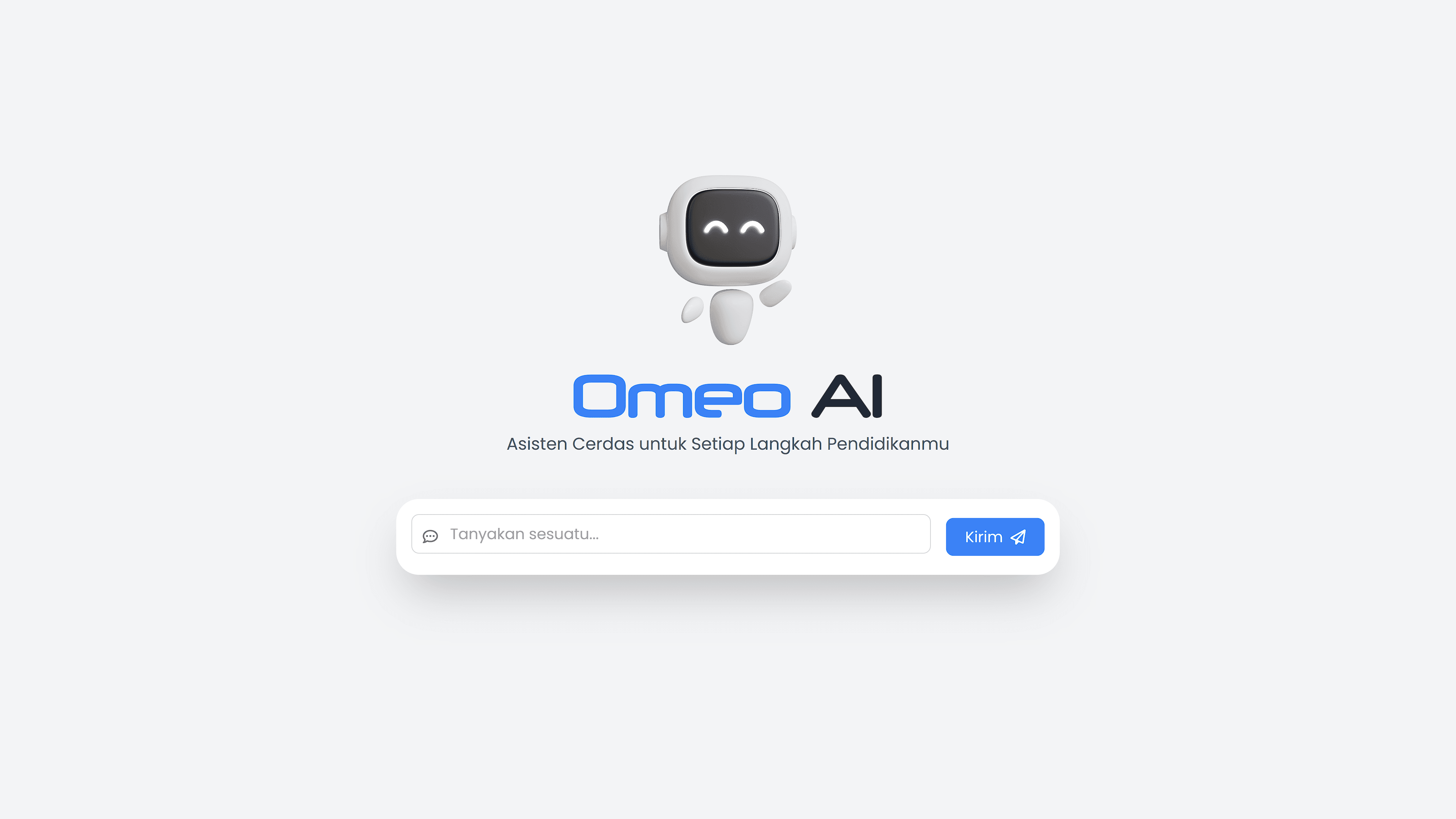 Website Omeo AI - Interactive Education