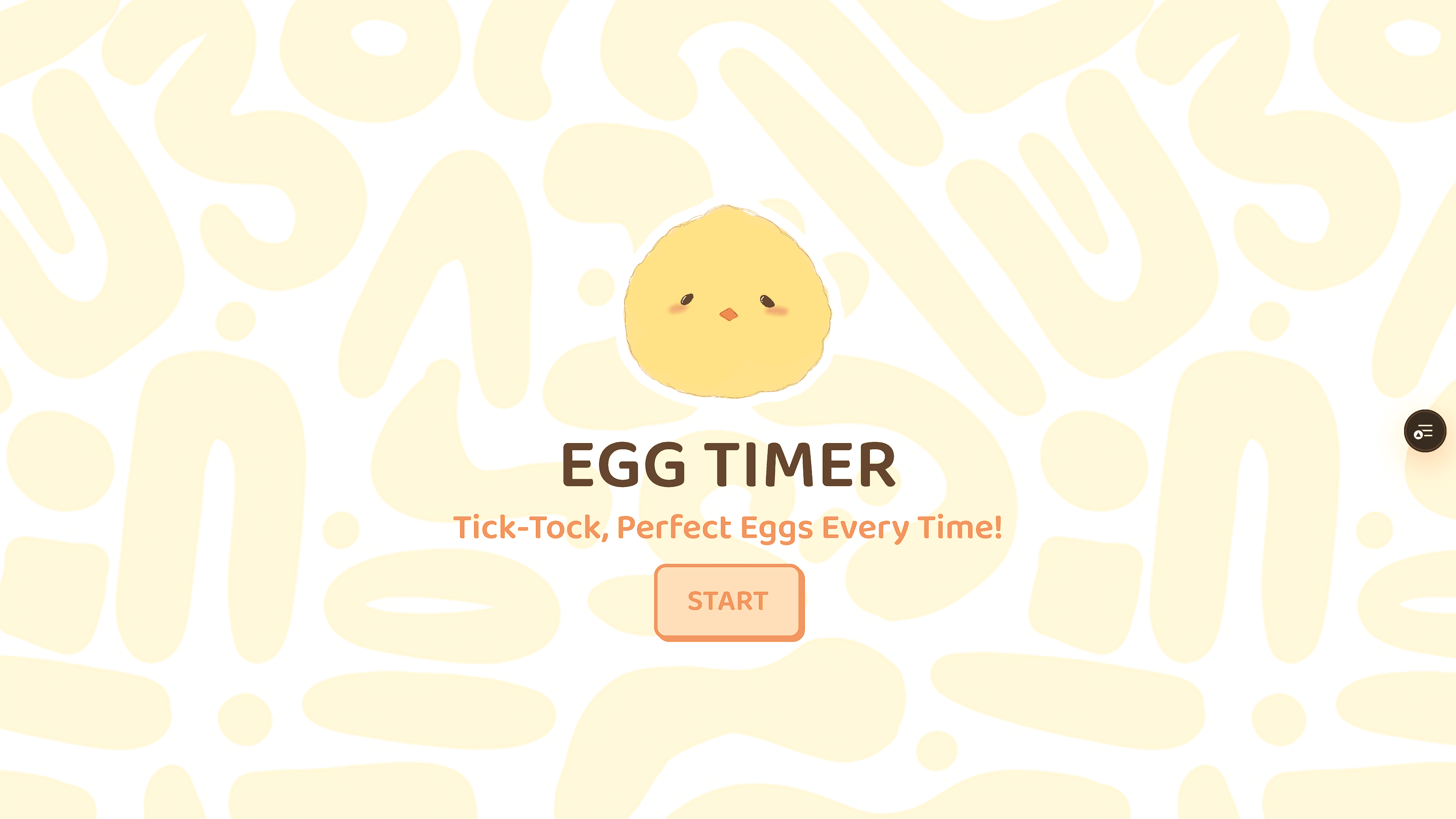Website EGG TIMER - Perfect Eggs Every Time!